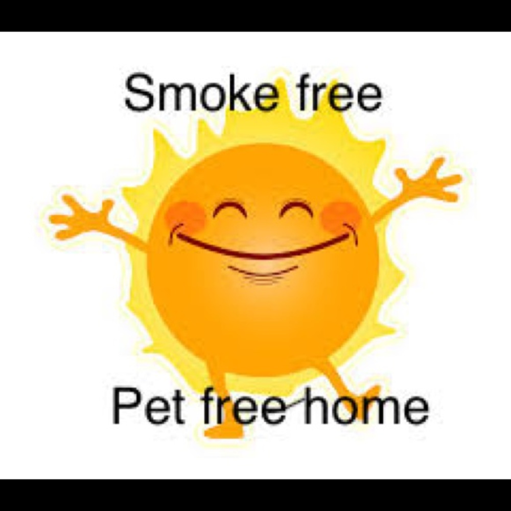Smoke free and pet free home
